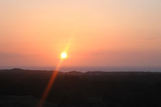 Zonsondergang bij de Vliehors op Vlieland Zonsondergang bij de Vliehors op Vlieland