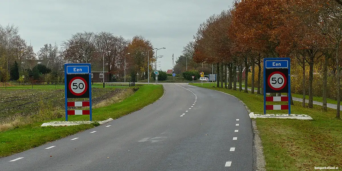 The village of Een ('One') in Drenthe