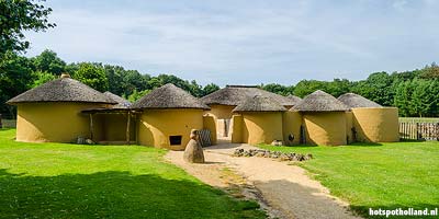 Ghana village in the Africa museum