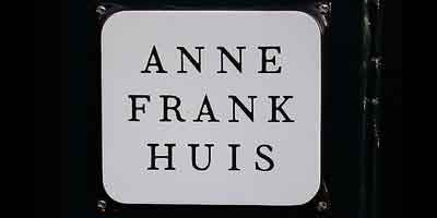 Het Anne Frank huis aan de Prinsengracht in Amsterdam