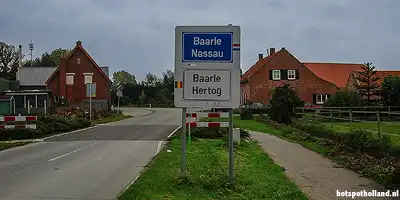 Tweelingdorp Baarle Nassau en Baarle Hertog in de grensstreek