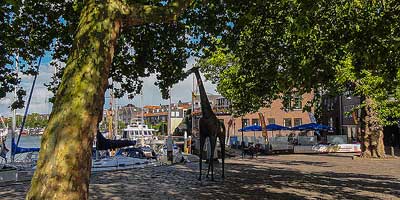 Dordrecht. Historische Stadt in der Nähe des Biesbosch