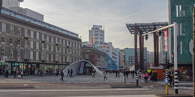 Het centrum van Eindhoven