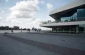 Het terras van Eye in Amsterdam