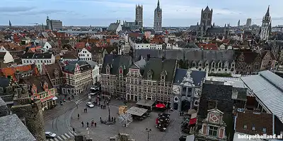 Uitzicht over Gent