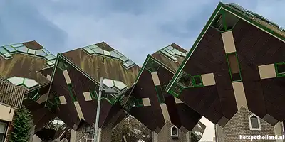 Trips Green Cube houses