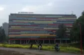 Het gebouw van Hogeschool Utrecht op De Uithof