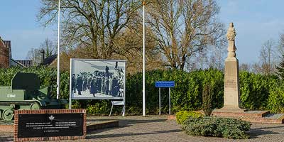 Het monument in Eede aan het Wilhelminapleintje