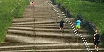 Stone Mountain Wilhelmina has the longest stairway: 508 stairs to the top