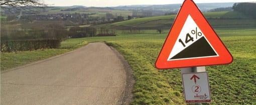 Wielrennen: steilste beklimmingen van Nederland, De heftigste Limburgse Kuitenbijters Een bergetappe rijden in de Dutch Mountains van Zuid Limburg... zwaar!