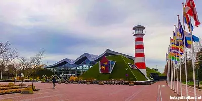 The entrance of Madurodam in The Hague