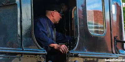 Stoomtrein ergens in Nederland