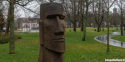 Statue der Osterinsel in Middelburg