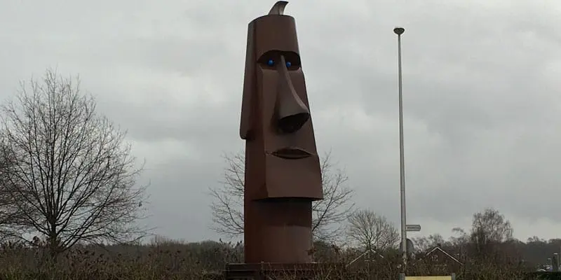Moai Easter Island Statue Wanssum, Limburg