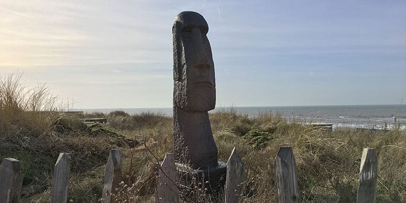 Moai Paaseilandbeeld Zandvoort