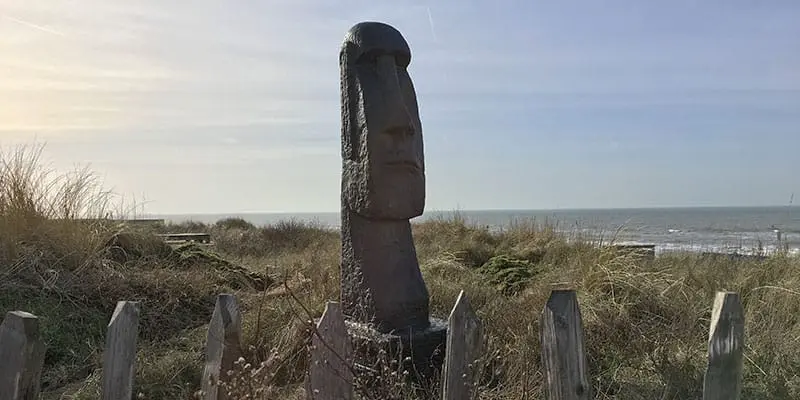 Moai Easter Island Statue Zandvoort