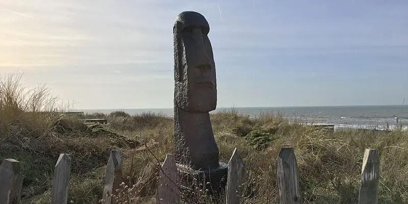 Moai Paaseilandbeeld Zandvoort