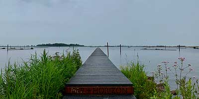 Pier + Horizont, Kraggenburg, Noordoostpolder