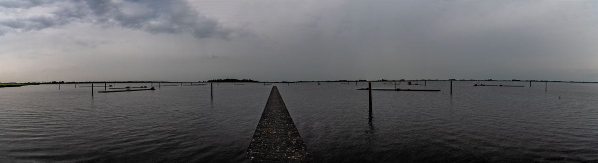 Pier + Horizon bij Kraggenburg in de Noordoostpolder