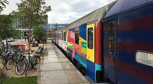 Bijzondere overnachting: De Train Lodge Amsterdam Sloterdijk