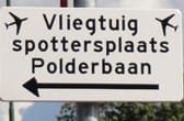 Vliegtuig spottersplaats Polderbaan