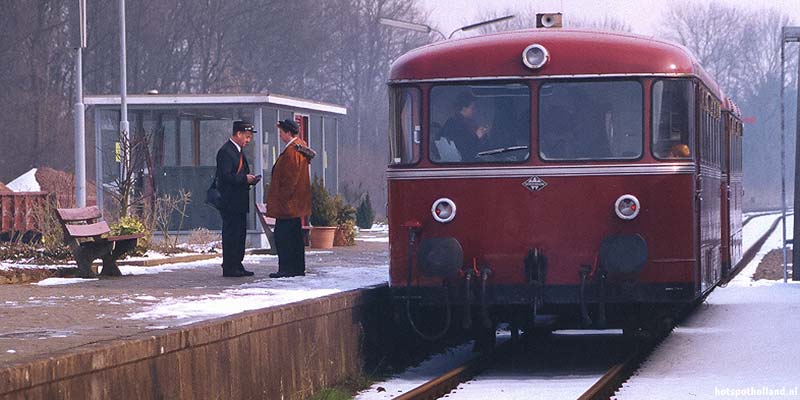 Een klassieke Schienenwagen vult de dienstregeling van de stoomtrein aan