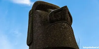 The Easter Island statue on Texel
