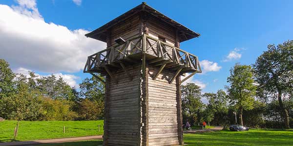 Roman watch tower of the Castellum Fectio in Utrecht